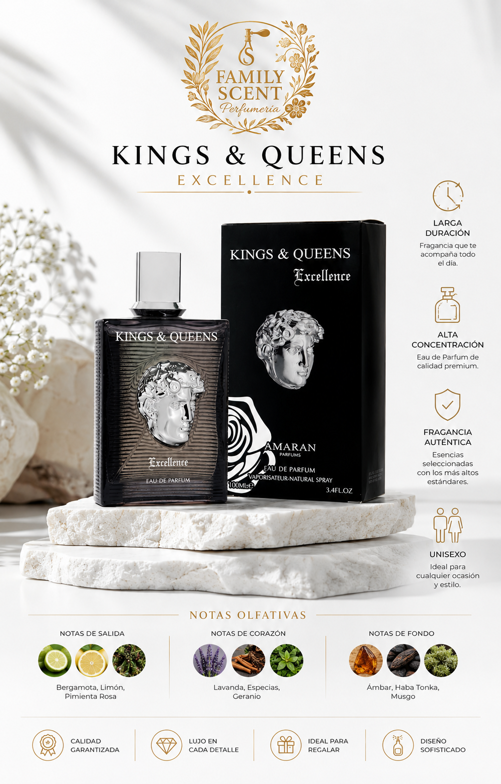 KINGS & QUEENS EXCELLENCE MEN EDP