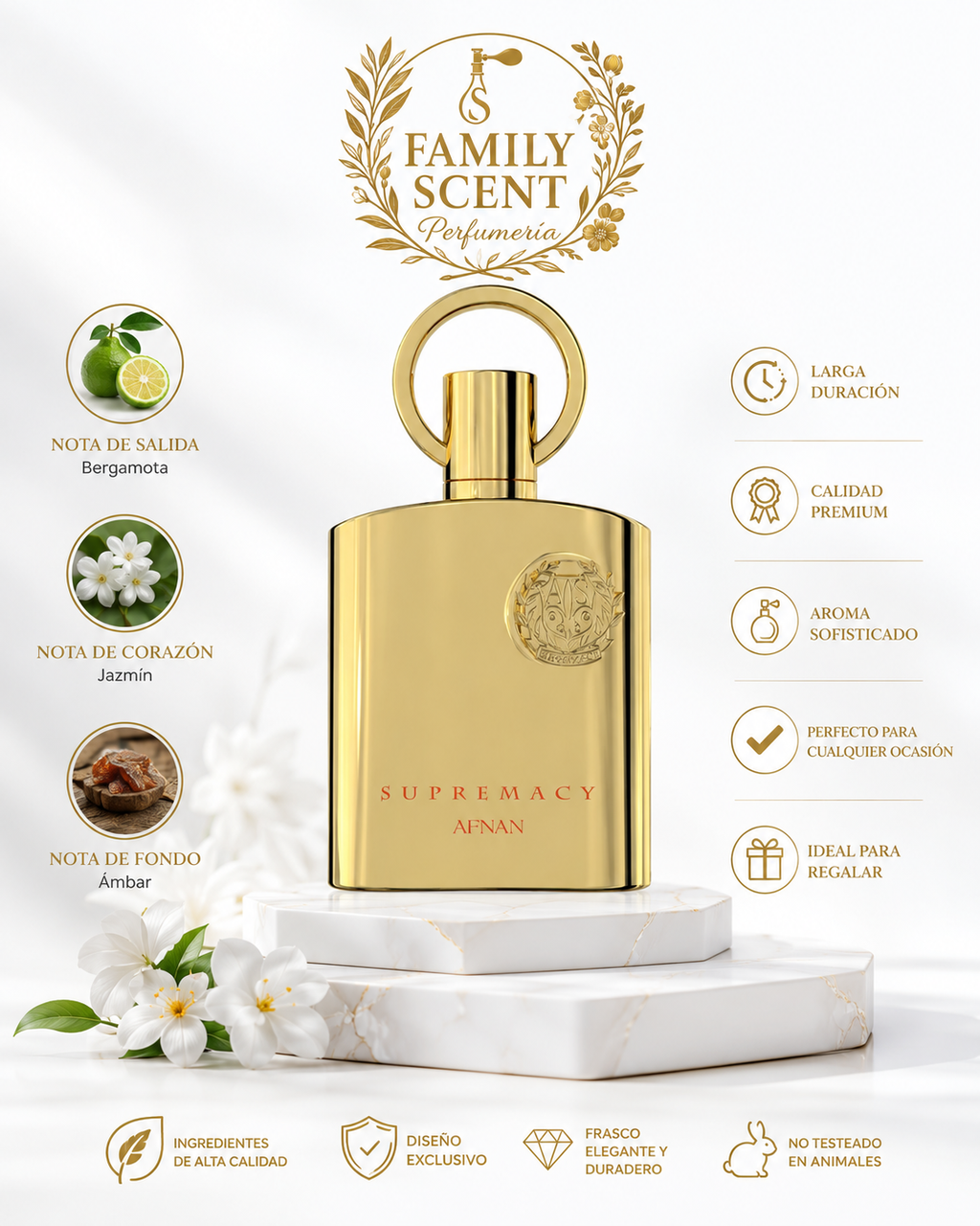 AFNAM SUPREMACY GOLD  UNISEX EDP