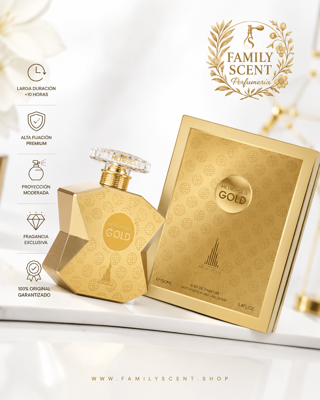 METROPOLIS GOLD EDP LE CHAMEAU BY EMPER 100ML