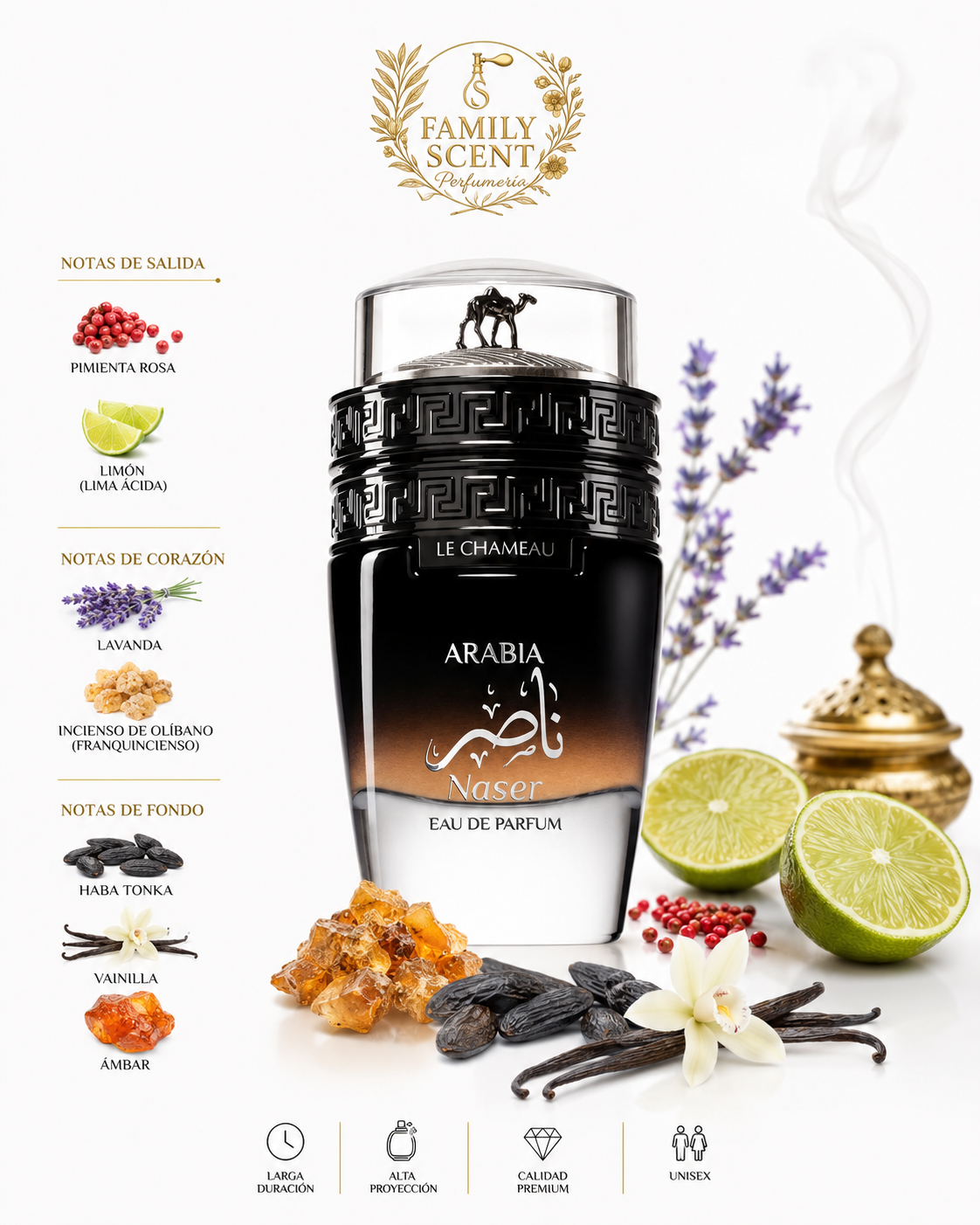 EMPER LE CHAMEAU ARABIA NASER HOMBRE 100 ML EDP