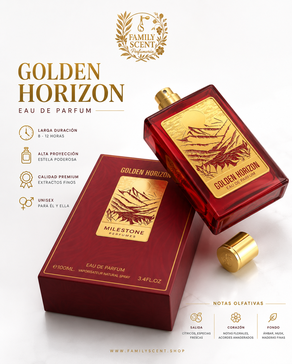 MILESTONE GOLDEN HORIZON EDP 100ML