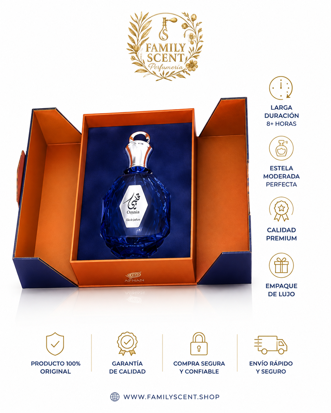 QALBI BLUE HEART EDP BY AL FARES 100ML