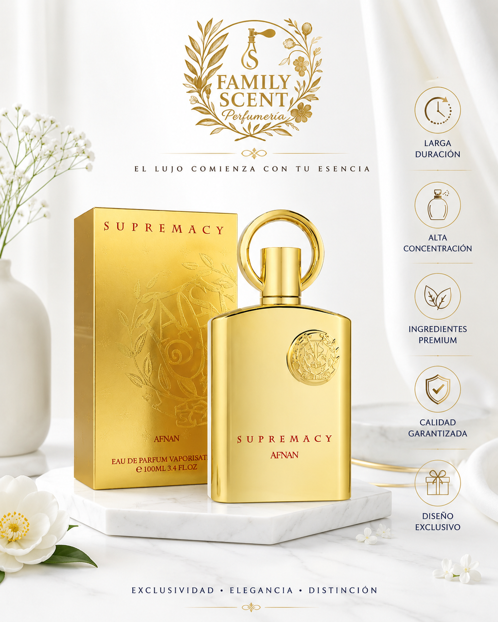 AFNAM SUPREMACY GOLD  UNISEX EDP