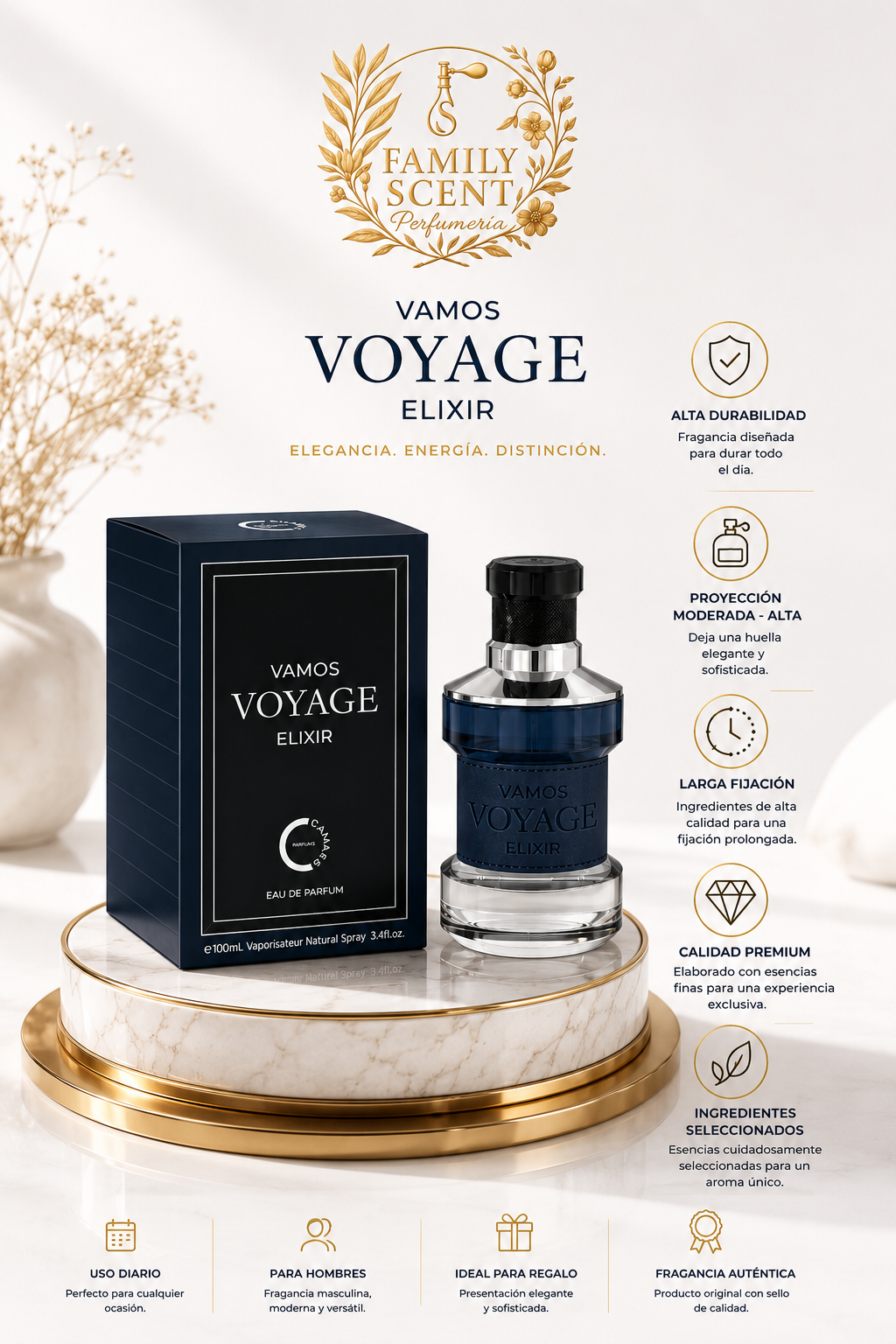 Vamos  Voyage Elixir  Eau de Parfum (EDP) 100ml