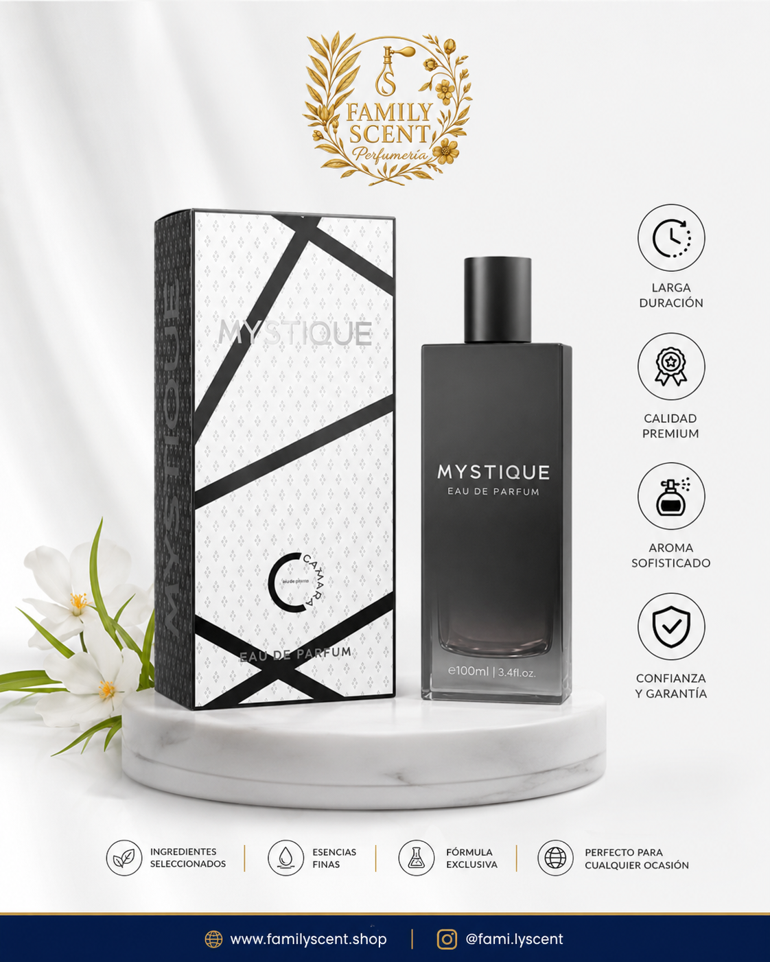 MYSTIQUE POUR HOMME  EDP 100ML