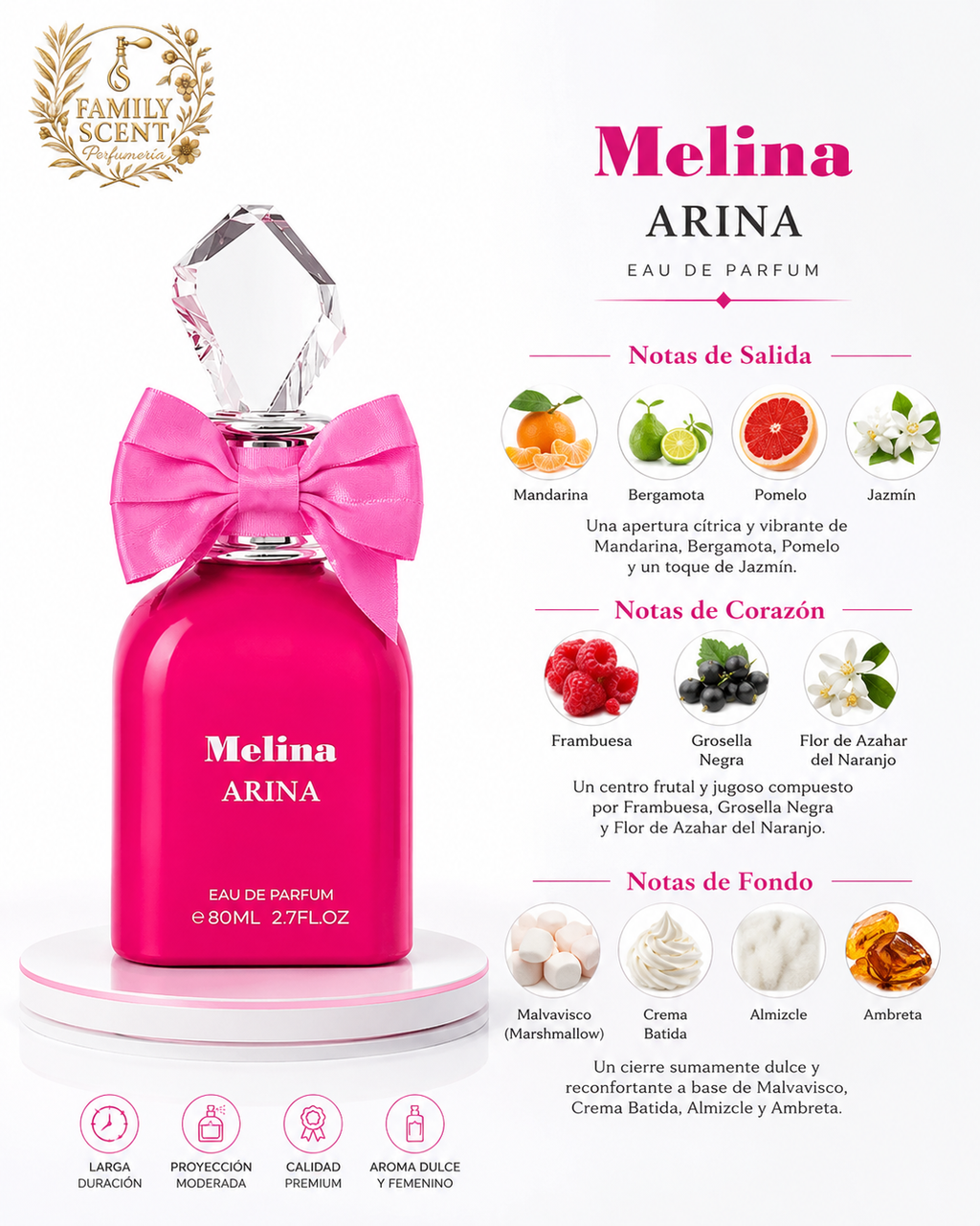 MELINA ARINA  EDP BY EMPER 80 ML