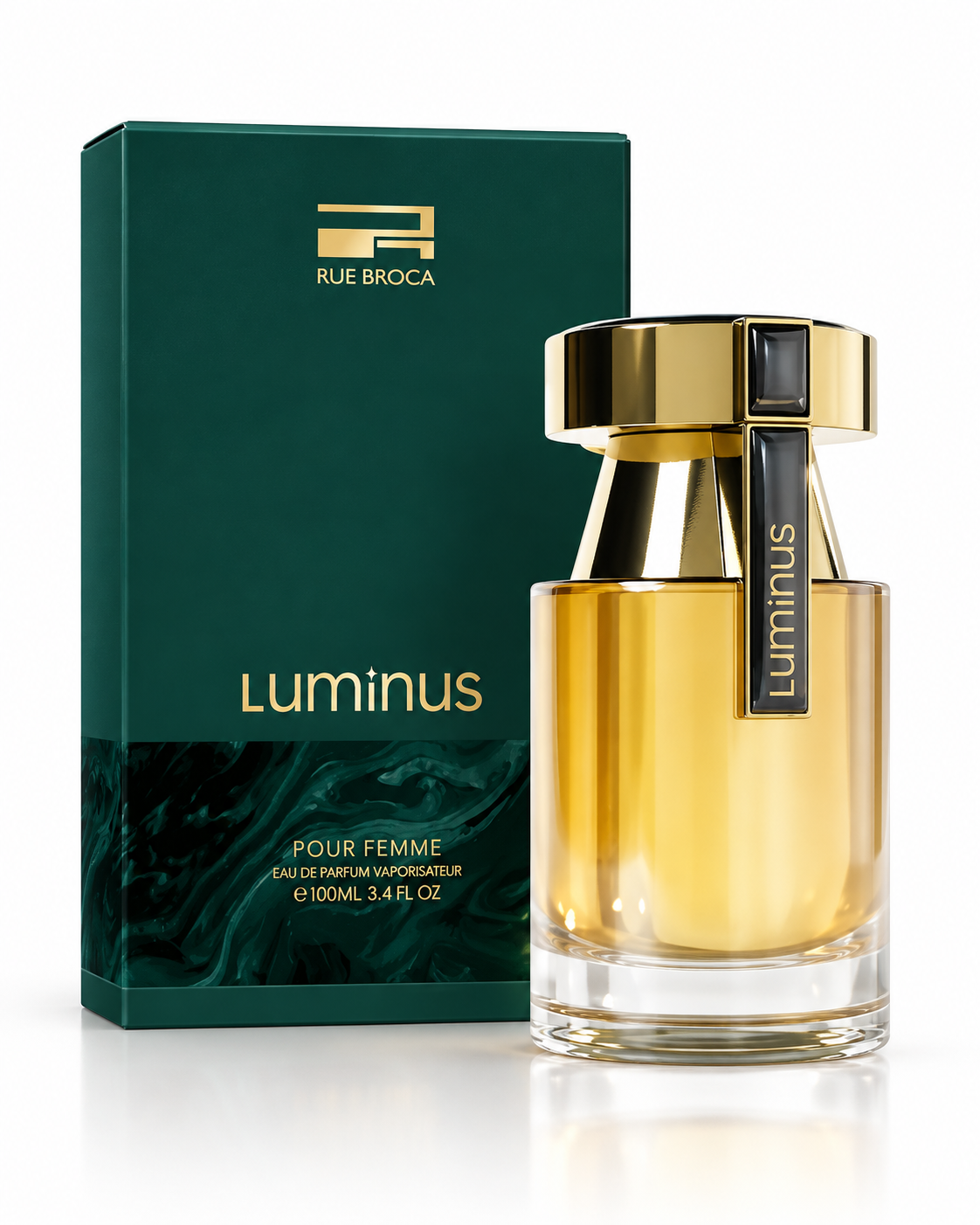 AFNAN LUMINUS POUR FEMME  EDP (GREEN) RUE BROCA 100ML