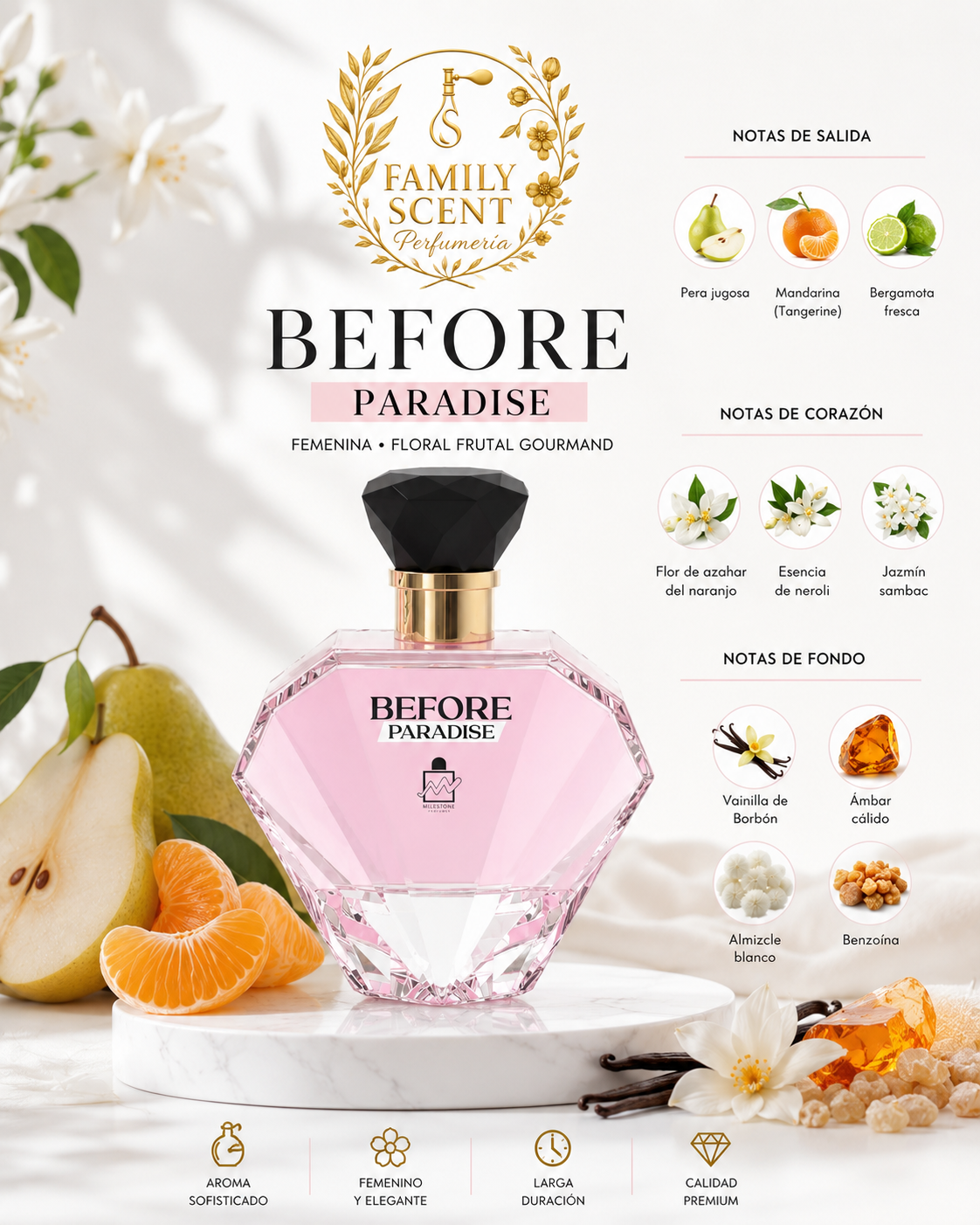BEFORE PARADISE BY MILESTONE EMPER EDP 100ML