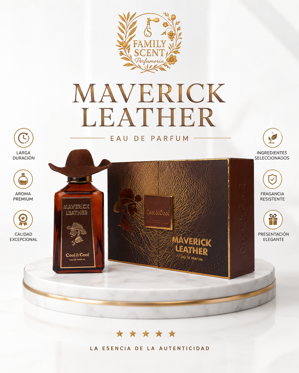 MAVERICK LEATHER EDP BY COOL & COOL