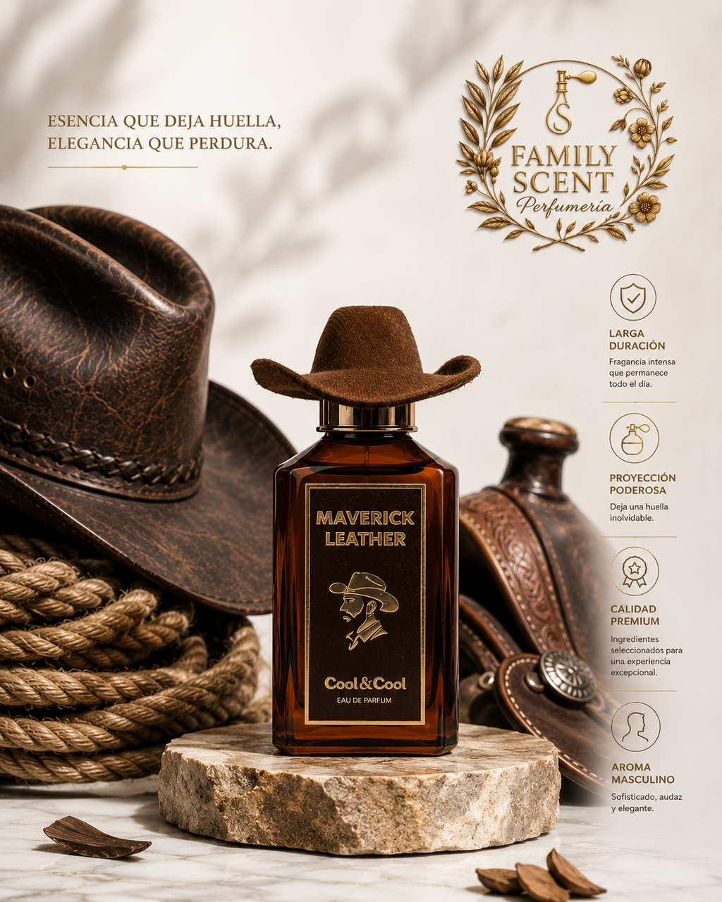 MAVERICK LEATHER EDP BY COOL & COOL