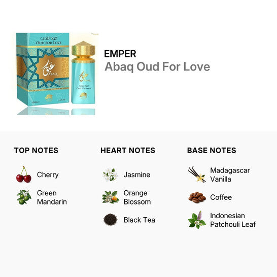 Ladies Abaq Oud For Love EDP