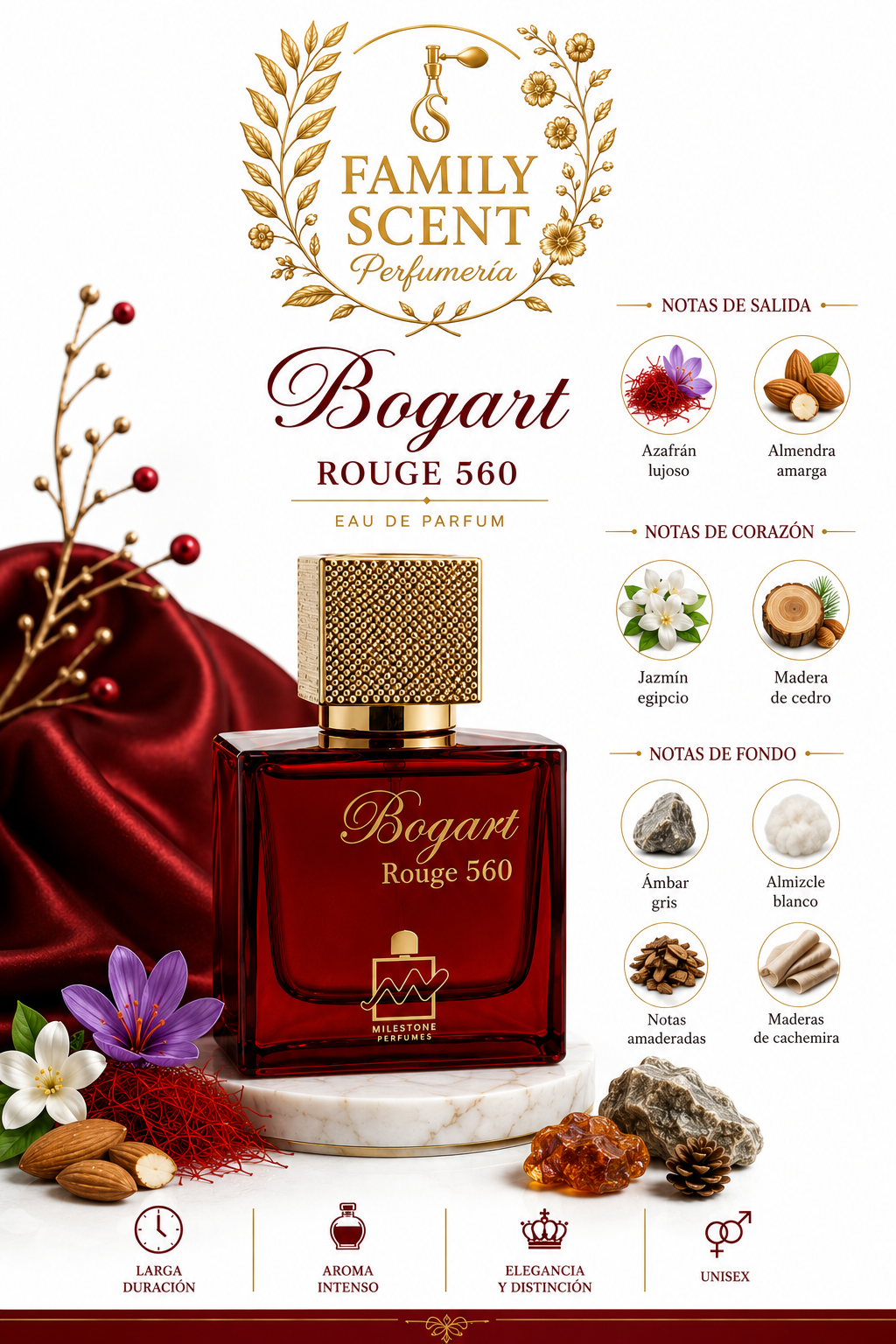 BOGART ROUGE 560 EDP UNISEX 100ML